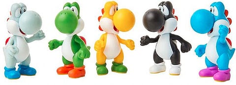 Figurine - Nintendo - Pack 5 Figurines Yoshi